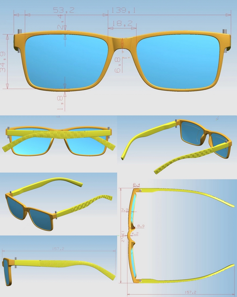 3D Tech Mold Drawing-Dachuan Optical