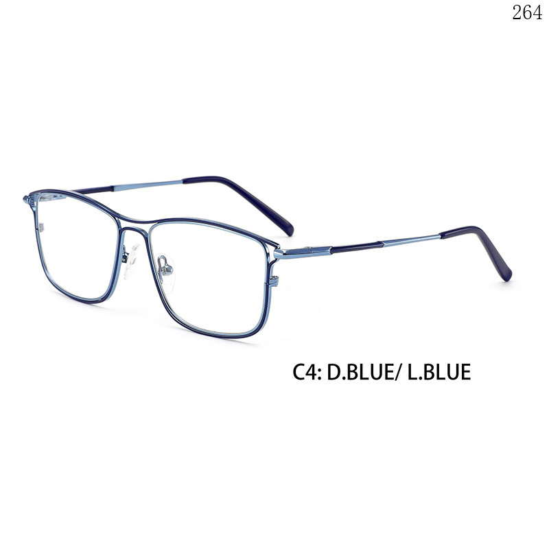 Dachuan Optical 17255A23 China Supplier Unique Design Metal Optical Frame with Double Color (10)