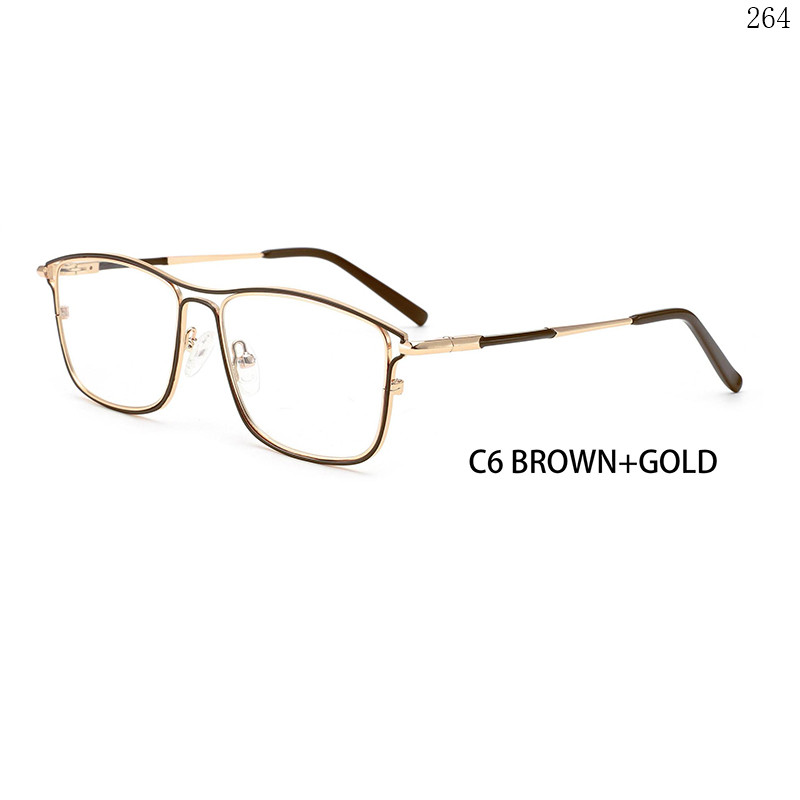 Dachuan Optical 17255A23 China Supplier Unique Design Metal Optical Frame with Double Color (12)