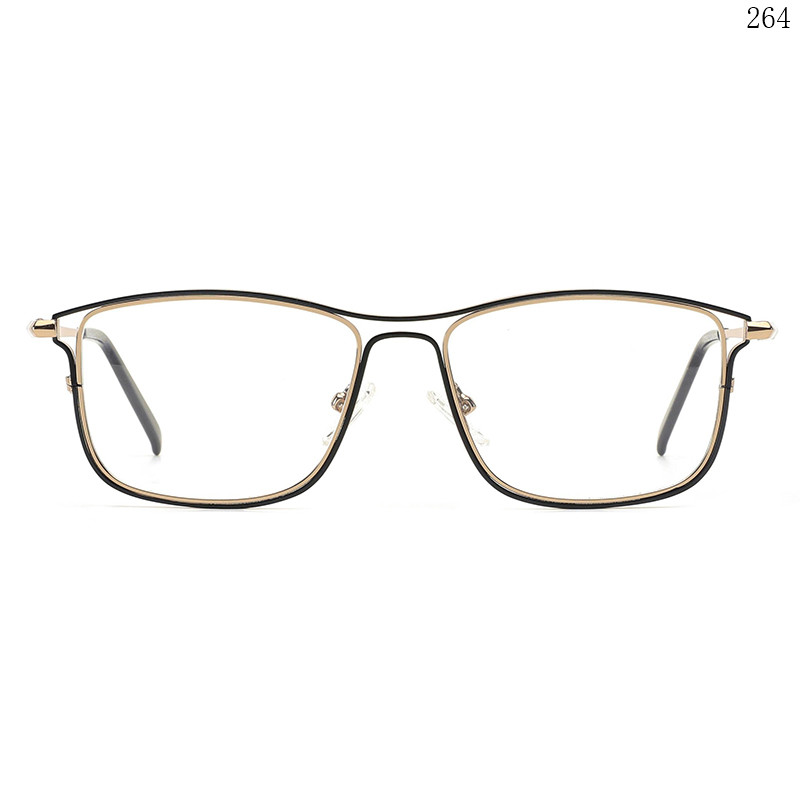 Dachuan Optical 17255A23 China Supplier Unique Design Metal Optical Frame with Double Color (2)