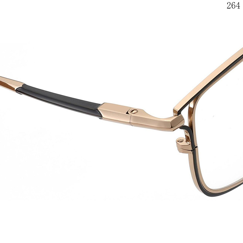 Dachuan Optical 17255A23 China Supplier Unique Design Metal Optical Frame with Double Color (4)