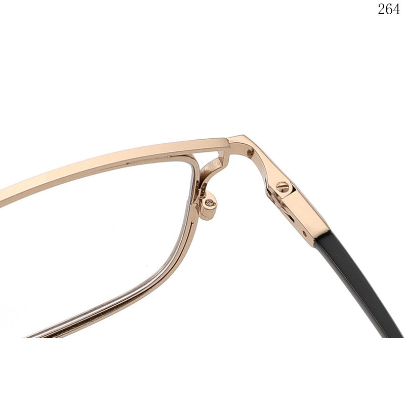 Dachuan Optical 17255A23 China Supplier Unique Design Metal Optical Frame with Double Color (5)