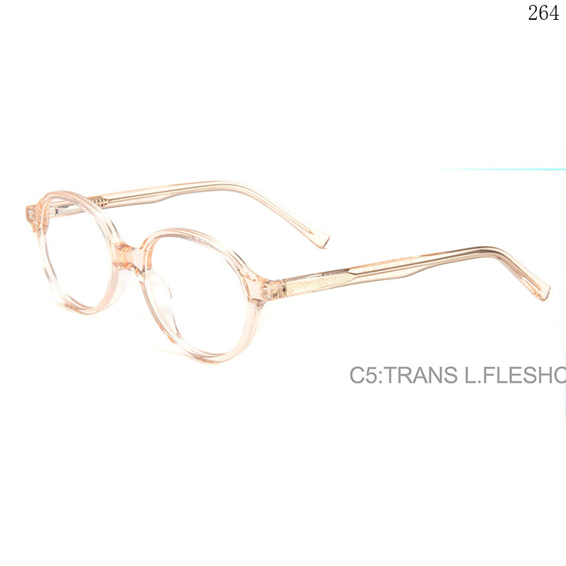 Dachuan Optical 2102 China Supplier Simple Design Acetate Spectacle Frames with Round Frame (10)