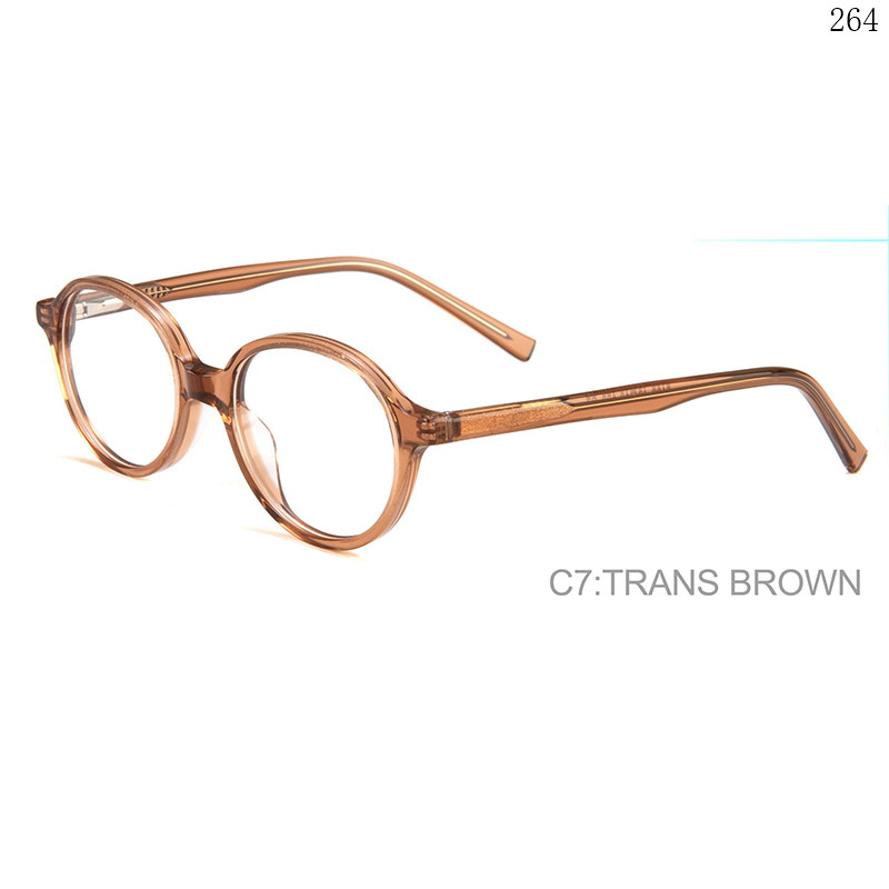 Dachuan Optical 2102 China Supplier Simple Design Acetate Spectacle Frames with Round Frame (12)