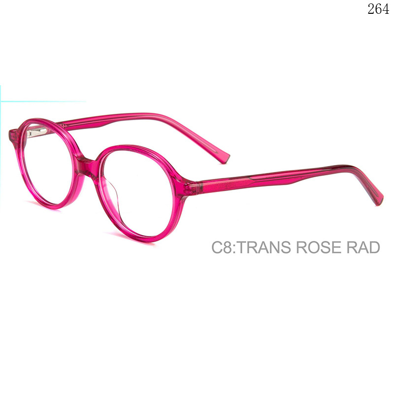 Dachuan Optical 2102 China Supplier Simple Design Acetate Spectacle Frames with Round Frame (13)