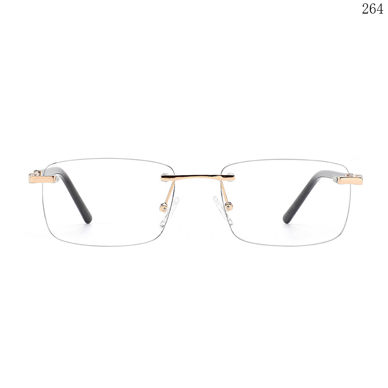 Dachuan Optical 25602 China Supplier Fashionable Design Rimless Optical Frame with Designed (2)