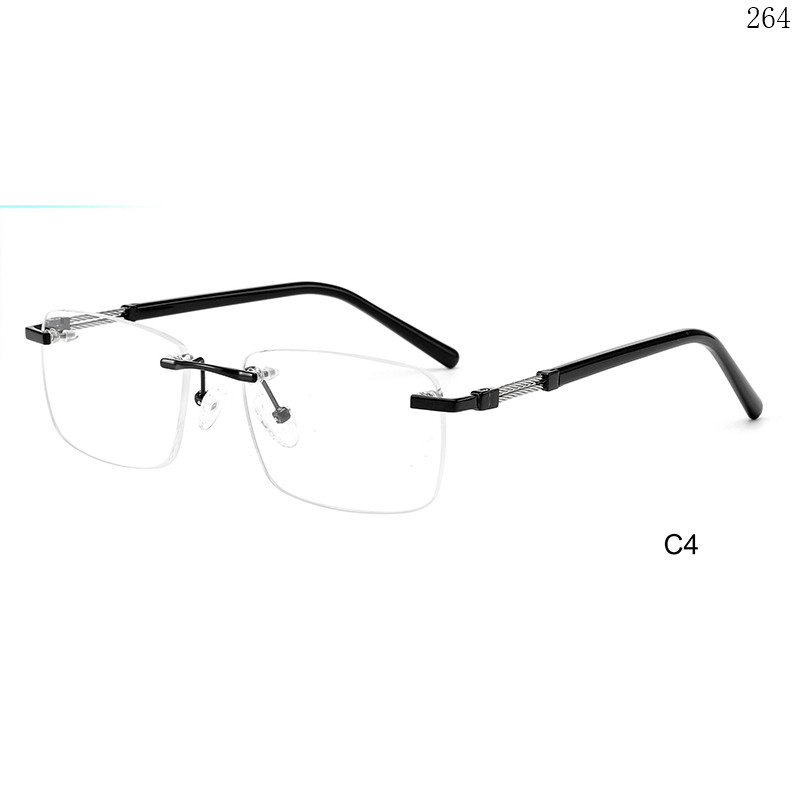 Dachuan Optical 25602 China Supplier Fashionable Design Rimless Optical Frame with Designed (8)