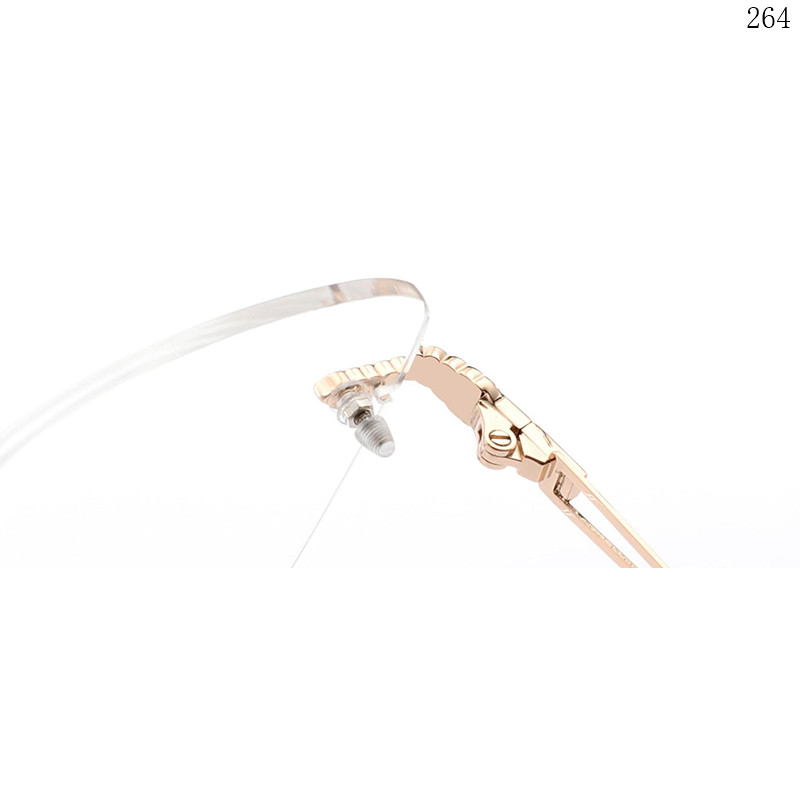 Dachuan Optical 256033 China Supplier Best Selling Rimless Optical Eyewear with Small Frame (5)