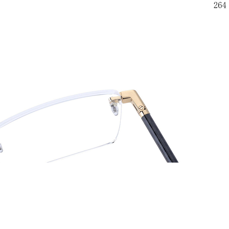 Dachuan Optical 25609 China Supplier Classic Design Rimless Optical Frame with Metal Hinge (5)