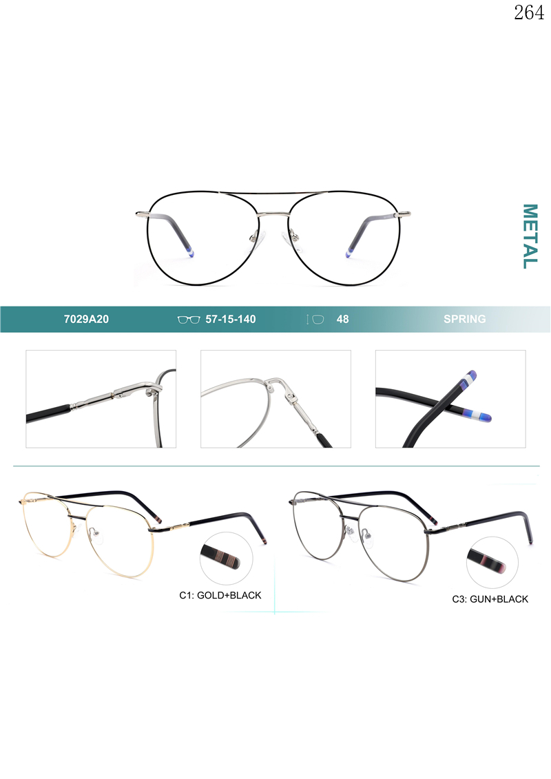 Dachuan Optical 7029A20 China Supplier New Design Metal Optical Frame with Multiple Colors (1)