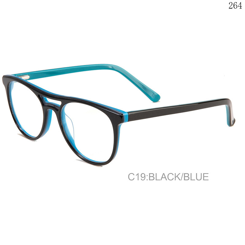 Dachuan Optical B14338 China Supplier New Arrive Acetate Children Optical Eyewear with Double Bridge (10)