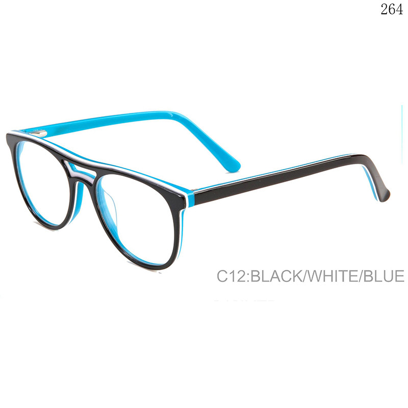 Dachuan Optical B14338 China Supplier New Arrive Acetate Children Optical Eyewear with Double Bridge (6)