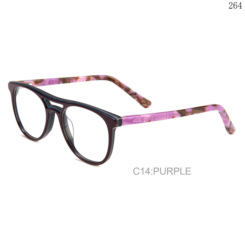 Dachuan Optical B14338 China Supplier New Arrive Acetate Children Optical Eyewear with Double Bridge (8)