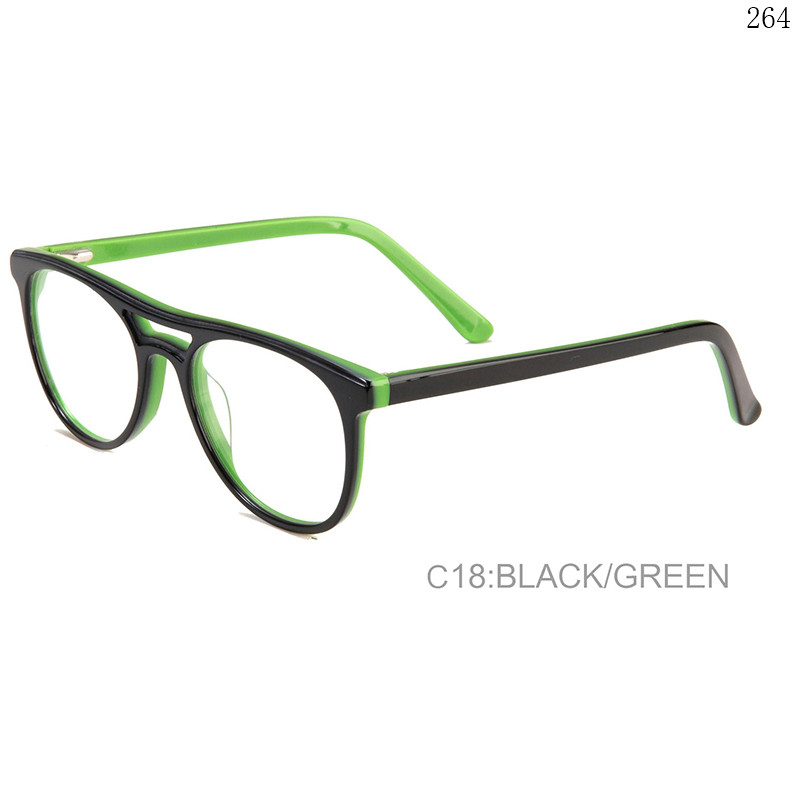 Dachuan Optical B14338 China Supplier New Arrive Acetate Children Optical Eyewear with Double Bridge (9)