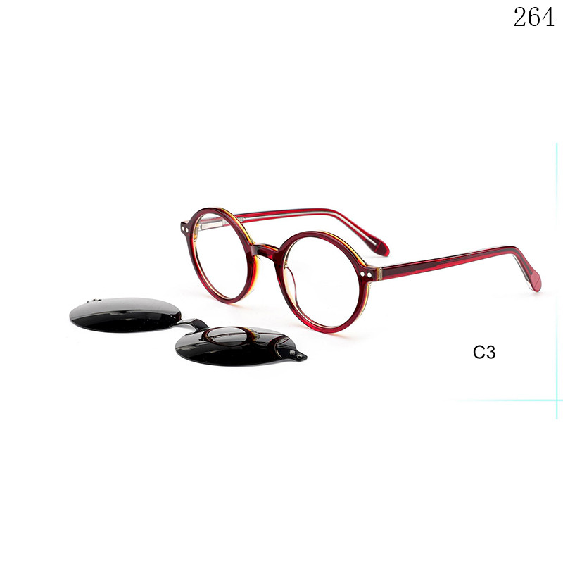 Dachuan Optical BC2202 China Supplier Fashion Design Children Clip On Spectacle Frames with Round Frame (10)