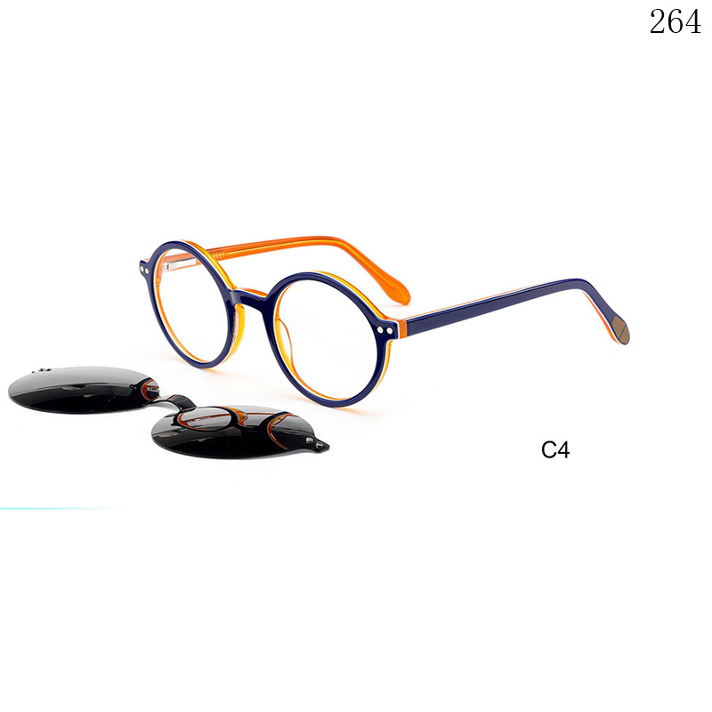 Dachuan Optical BC2202 China Supplier Fashion Design Children Clip On Spectacle Frames with Round Frame (11)