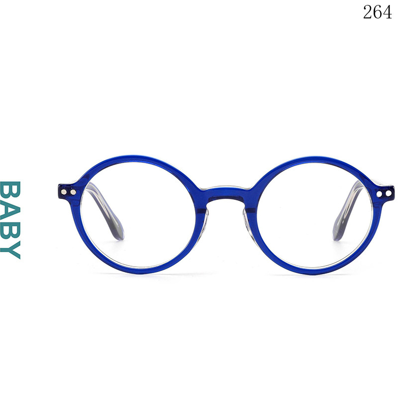 Dachuan Optical BC2202 China Supplier Fashion Design Children Clip On Spectacle Frames with Round Frame (2)