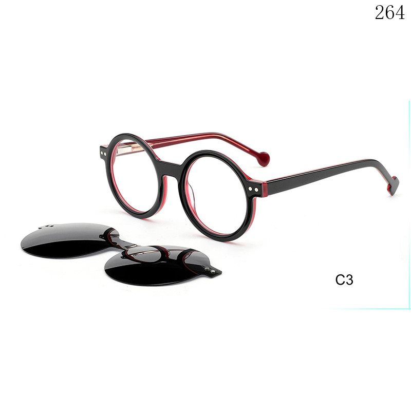 Dachuan Optical BC2203 China Supplier New Arrive Children Clip On Spectacle Frames with Pattern Color (10)