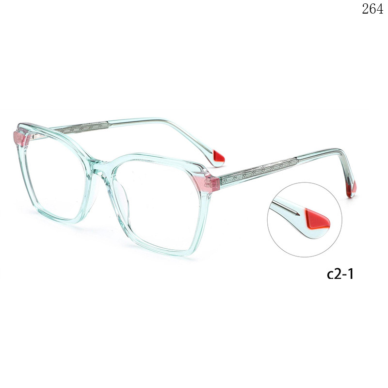 Dachuan Optical BL2801 China Supplier New Trendy Splicing Acetate Optical Glasses with Spring Hinge (7)