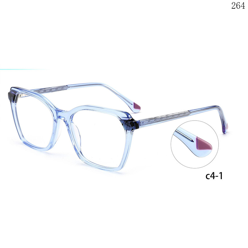 Dachuan Optical BL2801 China Supplier New Trendy Splicing Acetate Optical Glasses with Spring Hinge (8)