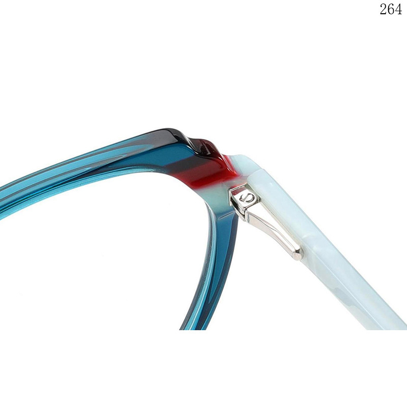 Dachuan Optical BL2802 China Supplier Colorful Fashion Splicing Acetate Optical Glasses with Spring Hinge (4)