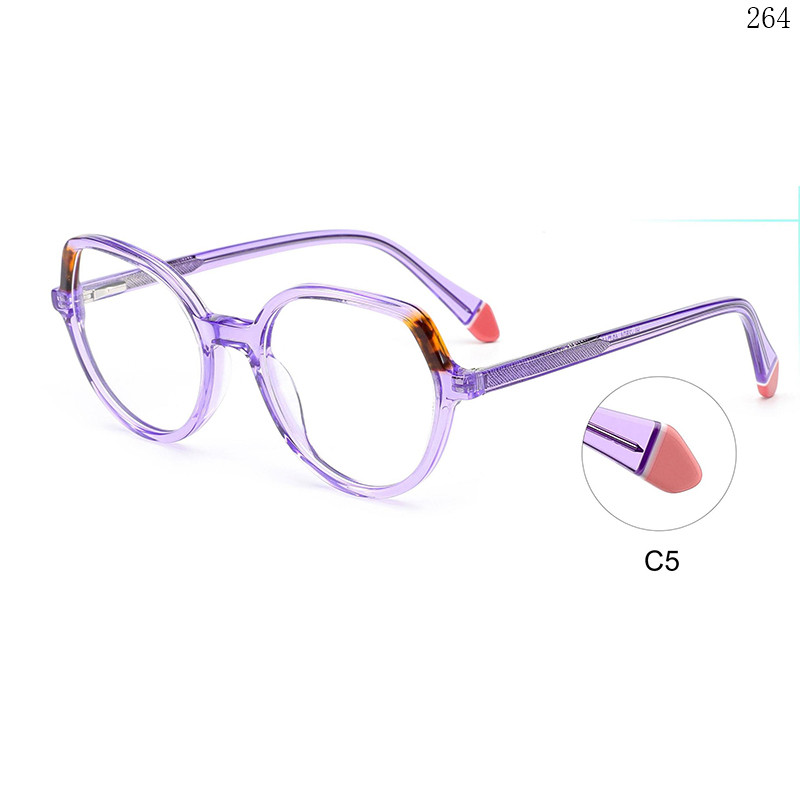 Dachuan Optical BL2804 China Supplier Fashionable Acetate Optical Glasses with Splicing Frame (10)