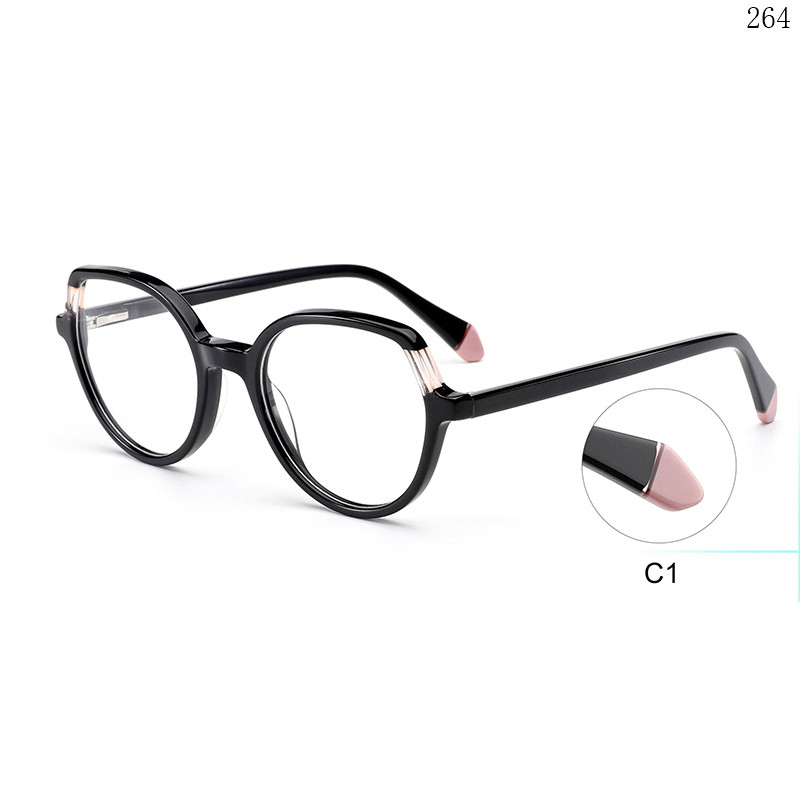 Dachuan Optical BL2804 China Supplier Fashionable Acetate Optical Glasses with Splicing Frame (6)