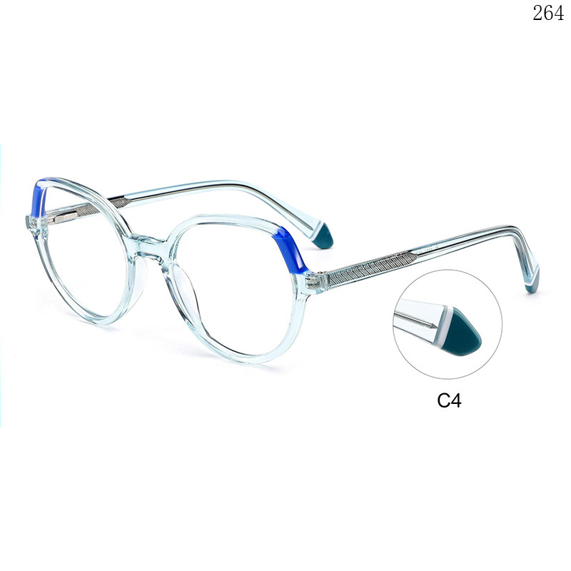 Dachuan Optical BL2804 China Supplier Fashionable Acetate Optical Glasses with Splicing Frame (9)