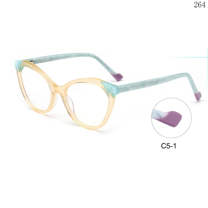 Dachuan Optical BL2805 China Supplier New Stylish Acetate Optical Glasses with Cateye Shape (9)