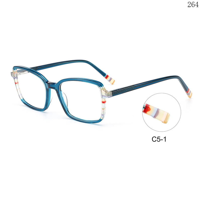 Dachuan Optical BL2807 China Supplier Good Quality Acetate Optical Glasses with Colorful Frame (10)