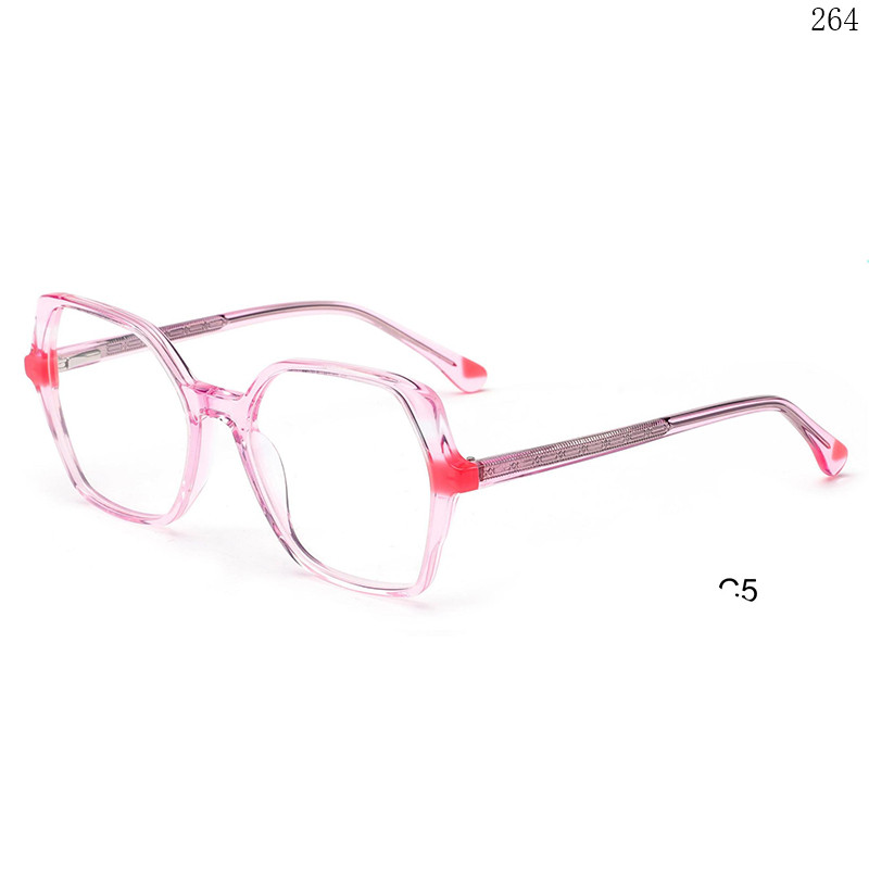 Dachuan Optical BL2814 China Supplier Good Quality Acetate Optical Glasses with Multicolor Splicing Frame (10)