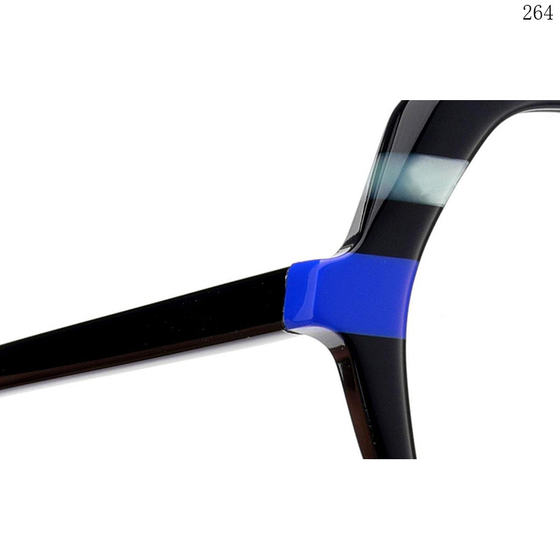 Dachuan Optical BL2814 China Supplier Good Quality Acetate Optical Glasses with Multicolor Splicing Frame (3)