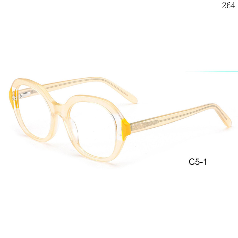 Dachuan Optical BL2815 China Supplier Hot Retro Acetate Optical Glasses with Multicolor Splicing Frame (8)