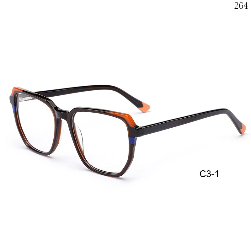 Dachuan Optical BL2821 China Supplier High Quality Multicolor Splicing Acetate Optical Glasses (8)