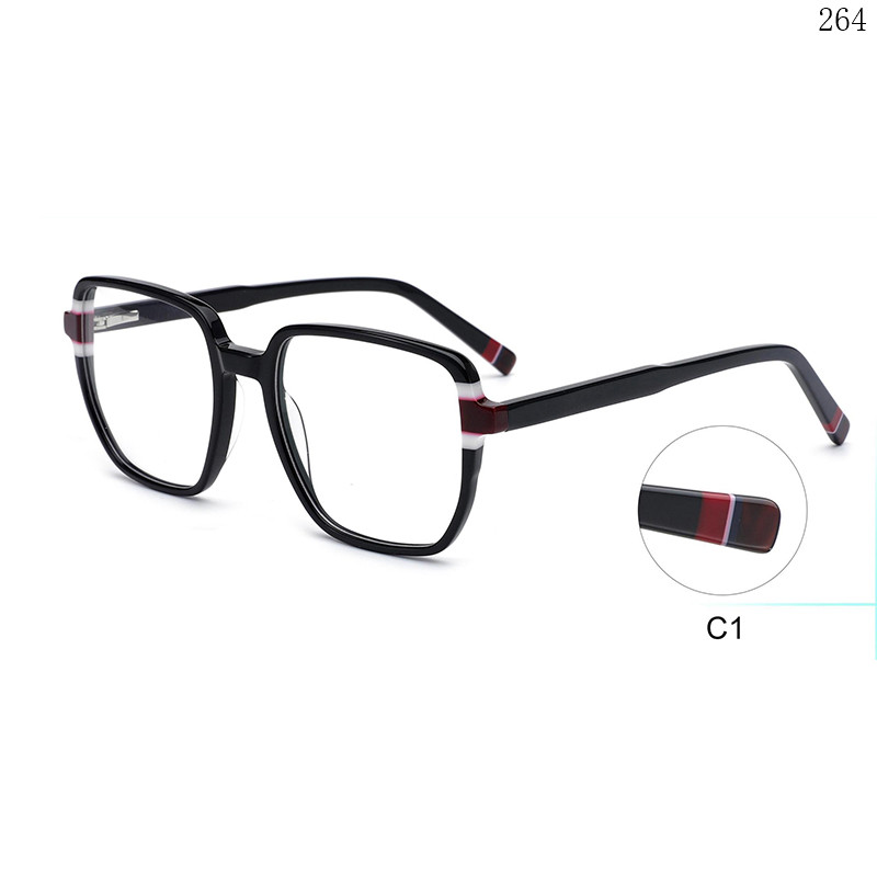 Dachuan Optical BL2824 China Supplier High Quality Splicing Acetate Eyeglass Frames with Oversized Frame (6)