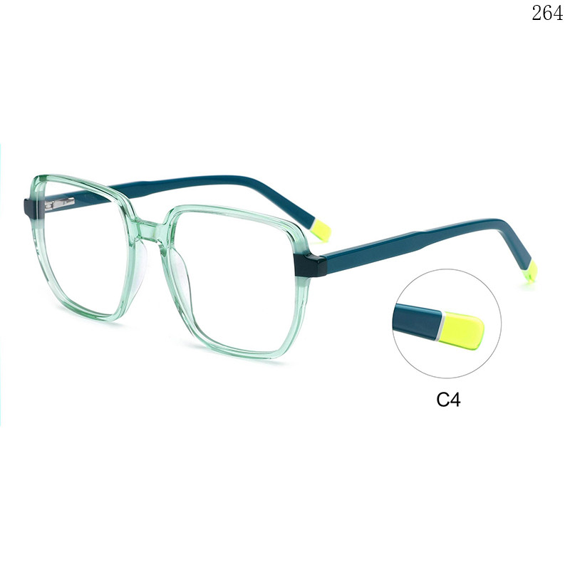 Dachuan Optical BL2824 China Supplier High Quality Splicing Acetate Eyeglass Frames with Oversized Frame (8)