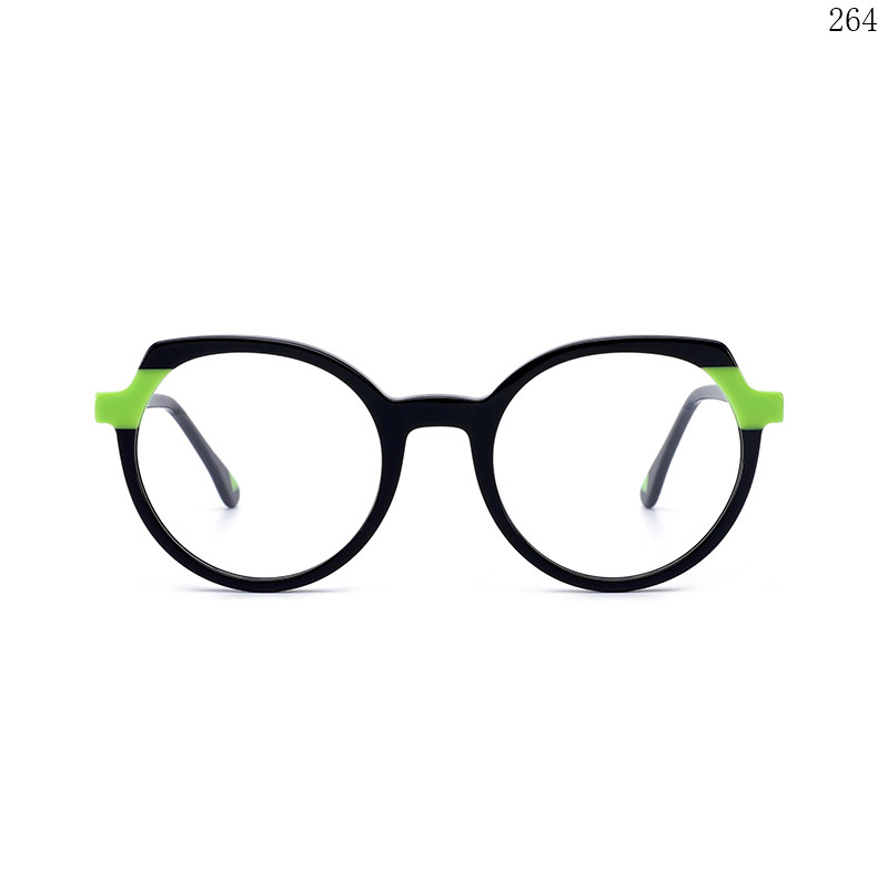 Dachuan Optical BL2829 China Supplier High Quality Splicing Acetate Optical Eyewear with Round Frame (1)