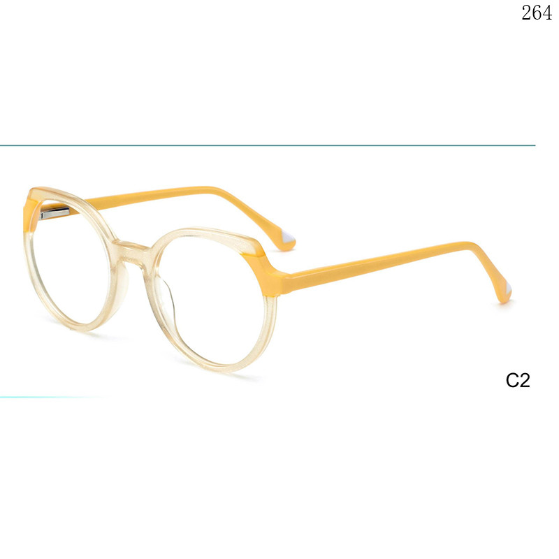 Dachuan Optical BL2829 China Supplier High Quality Splicing Acetate Optical Eyewear with Round Frame (6)