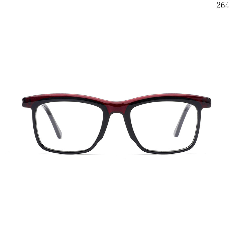 Dachuan Optical BL2841 China Supplier Casual Design Splicing Acetate Optical Eyewear with Logo Custom (1)