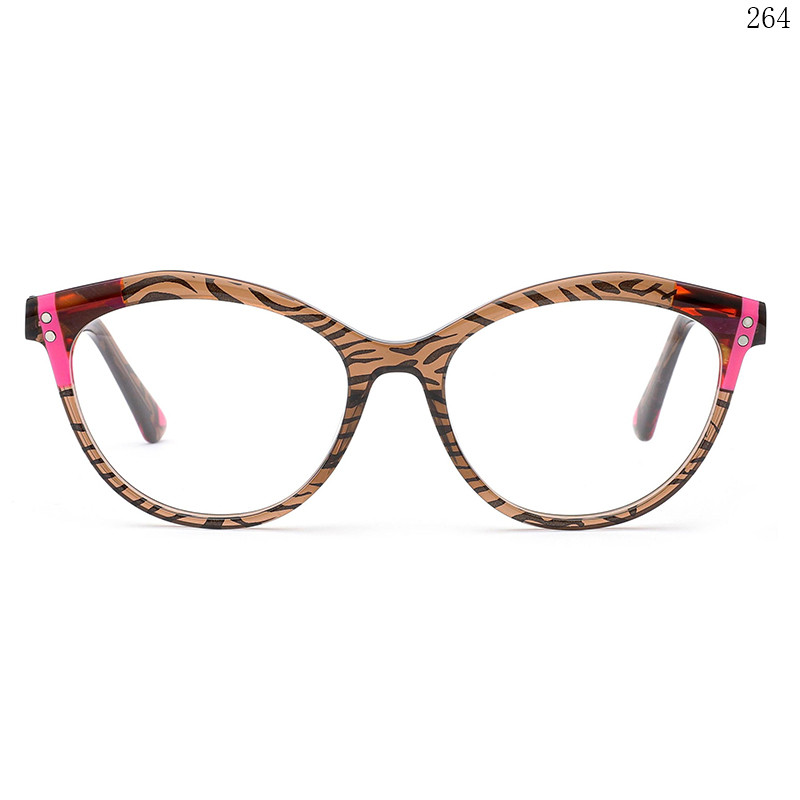 Dachuan Optical BL2851 China Supplier Hot Trendy Clip On Eyeglasses Shades with Multicolor Splicing (1)