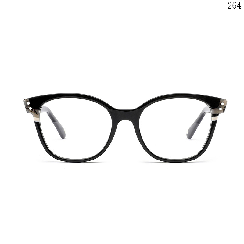 Dachuan Optical BL2852 China Supplier Hot Trends Acetate Optical Glasses with Multicolor Splicing Frame (1)