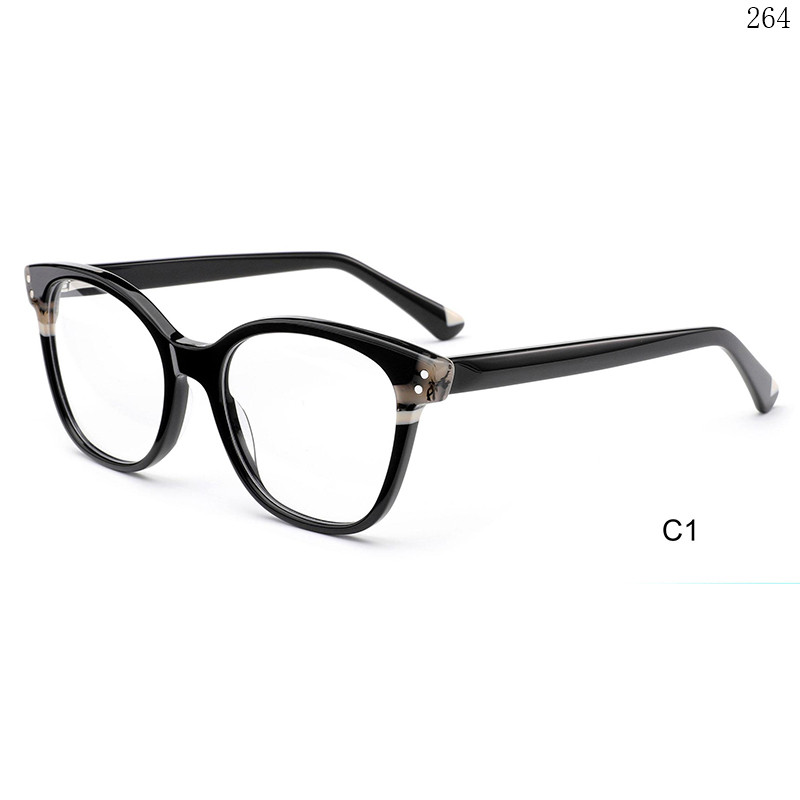 Dachuan Optical BL2852 China Supplier Hot Trends Acetate Optical Glasses with Multicolor Splicing Frame (6)