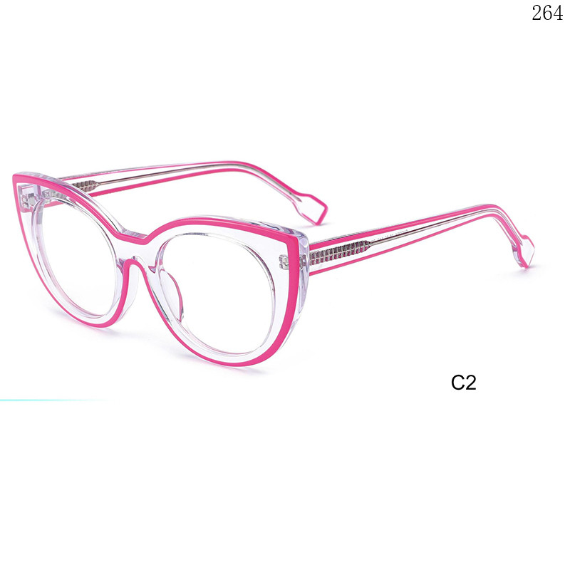 Dachuan Optical CH3204 China Supplier Modern Deisgn Acetate Optical Glasses with Cateye Frame (8)