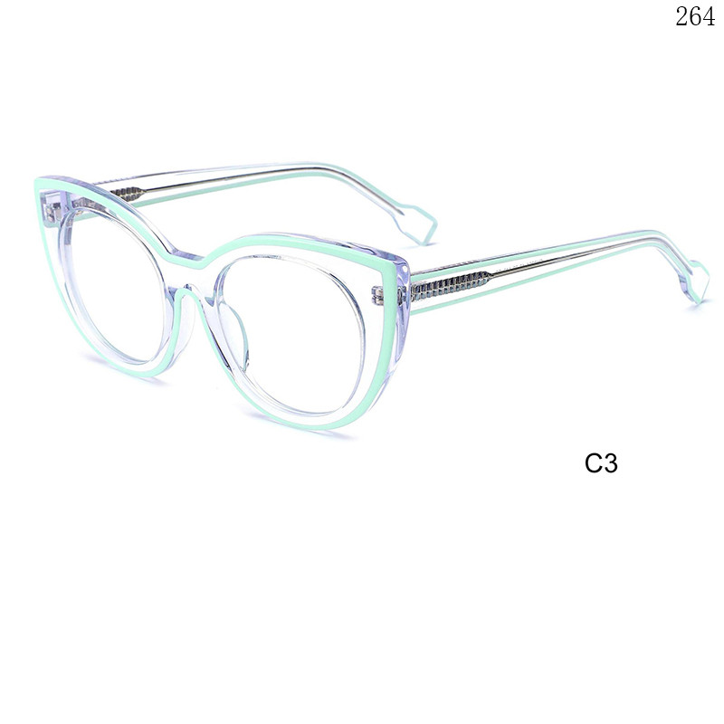 Dachuan Optical CH3204 China Supplier Modern Deisgn Acetate Optical Glasses with Cateye Frame (9)