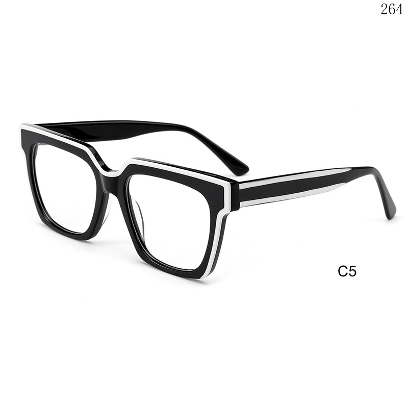 Dachuan Optical CH3205 China Supplier Luxury Design Acetate Spectacle Frames with Square Frame (11)