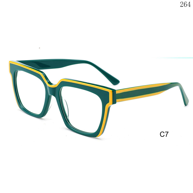 Dachuan Optical CH3205 China Supplier Luxury Design Acetate Spectacle Frames with Square Frame (13)