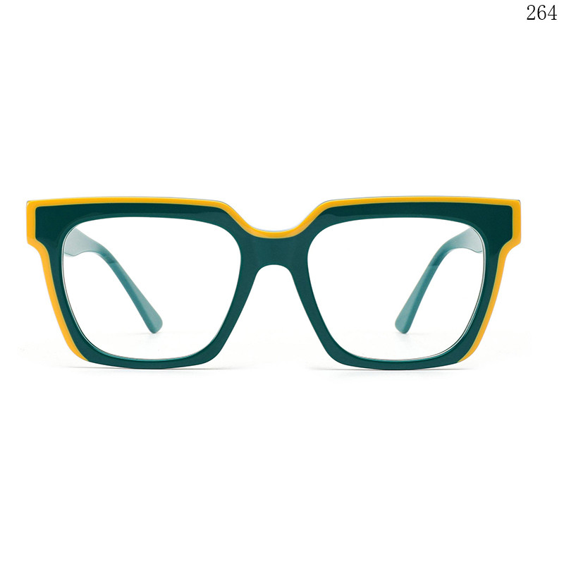 Dachuan Optical CH3205 China Supplier Luxury Design Acetate Spectacle Frames with Square Frame (2)