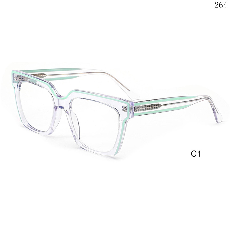 Dachuan Optical CH3205 China Supplier Luxury Design Acetate Spectacle Frames with Square Frame (7)