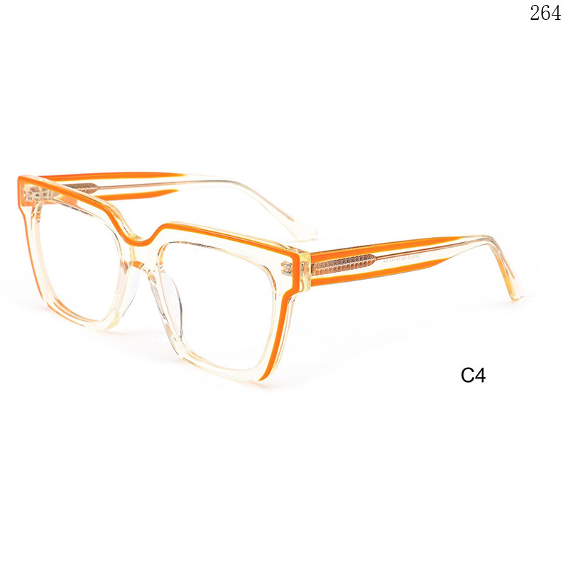 Dachuan Optical CH3205 China Supplier Luxury Design Acetate Spectacle Frames with Square Frame (9)