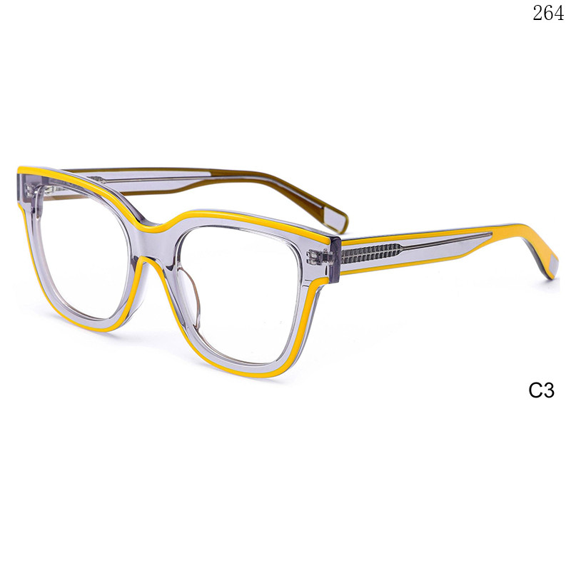 Dachuan Optical CH3208 China Supplier Colorful Design Acetate Optical Glasses with Metal Hinge (10)